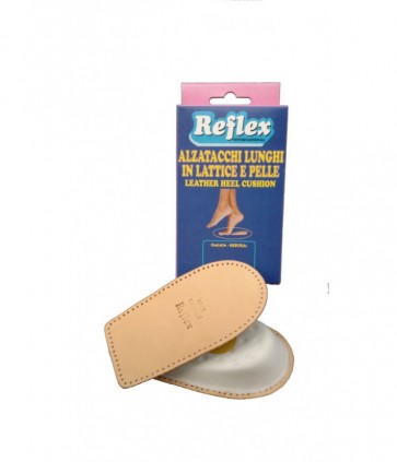 Alzatacco lungo in lattice altezza mm 20 in pelle / 676 reflex