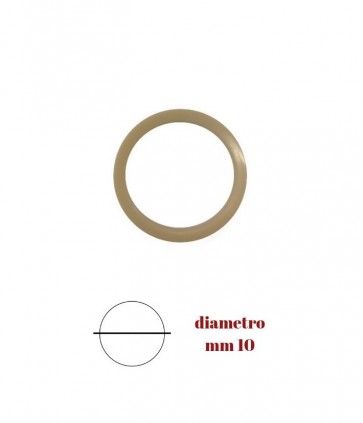 Anello per corsetteria diametro mm 10 in plastica confezione da 25 pezzi