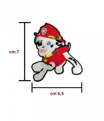 Applicazione adesiva e termoadesivatessuto paw patrol / 5164