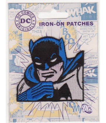 Applicazione termoadesiva batman h cm 6 l cm 6 confezione da 3 pezzi / 007