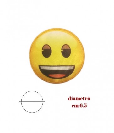 Applicazione termoadesiva emoji confezione da 1 pezzo / 9968