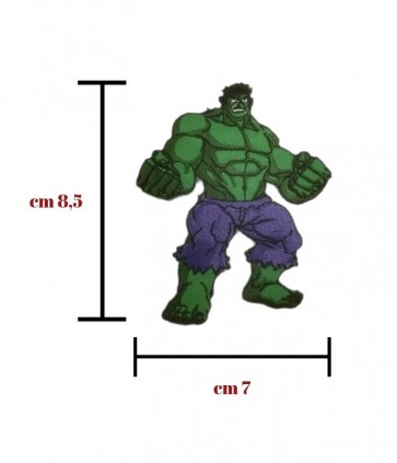 Applicazione termoadesiva hulk confezione da 1 pezzo / 9398
