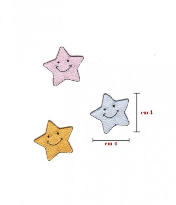 Applicazione termoadesiva in tessutoconfezione da 6 pezzi / 9050