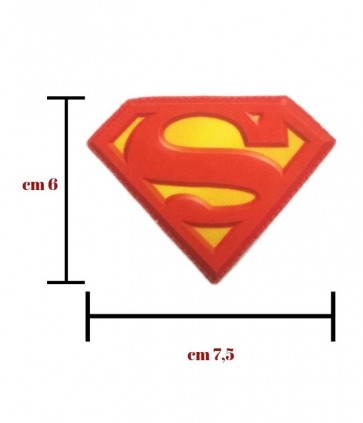 Applicazione termoadesiva logo superman confezione da 1 pezzo / 9567