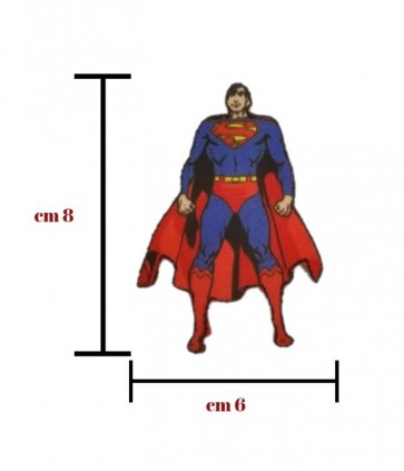 Applicazione termoadesiva superman confezione da 1 pezzo / 9568