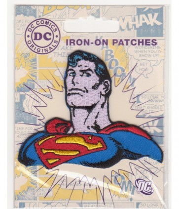 Applicazione termoadesiva superman h cm 8 l cm 4 confezione da 3 pezzi / 006