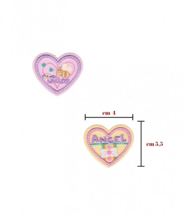 Applicazione termoadesiva tessuto confezione da 3 pezzi / 7827