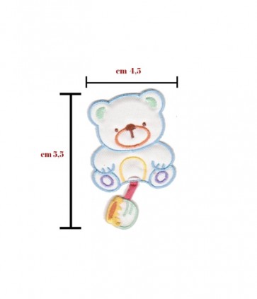Applicazione termoadesiva tessuto confezione da 3 pezzi / 8020
