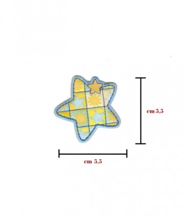 Applicazione termoadesiva tessuto confezione da 3 pezzi / 8126