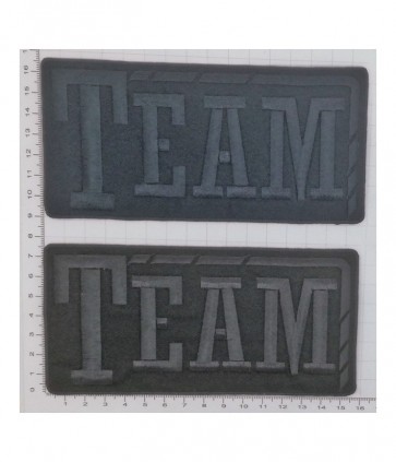 Applicazione termoadesiva tessuto confezione da 3 pezzi / apu01910