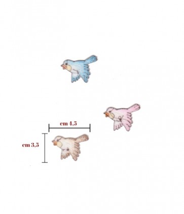 Applicazione termoadesiva tessuto  confezione da 6 pezzi / 9054