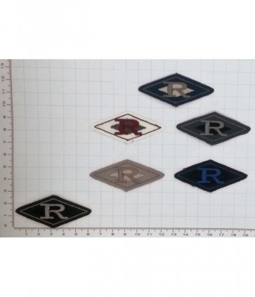 Applicazione termoadesiva tessuto confezione da 6 pezzi / apu01912