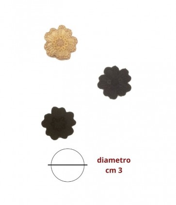 Applicazione termoadesiva tessuto e paillettes confezione da 6 pezzi / 9471