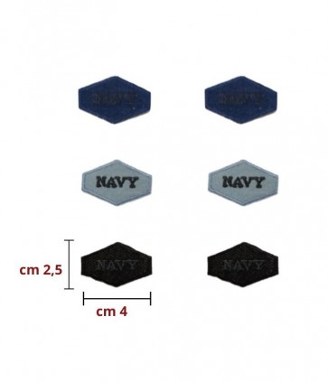 Applicazione termoadesivaconfezione da 6 pezzi / apu01785