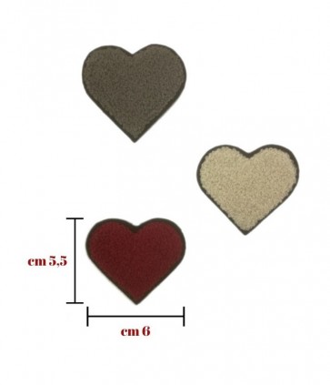 Applicazione termoadesivatessuto confezione da 3 pezzi / 514/b