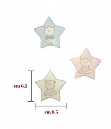 Applicazione termoadesivatessuto confezione da 3 pezzi / 691/b