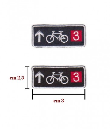Applicazione termoadesivatessuto confezione da 3 pezzi / 8894