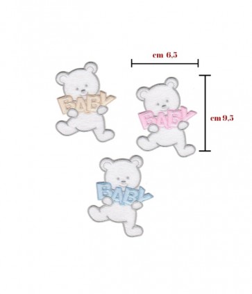 Applicazione termoadesivatessuto confezione da 3 pezzi / 9466