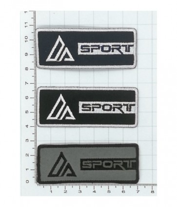 Applicazione termoadesivatessuto confezione da 3 pezzi colori assortiti / 5091