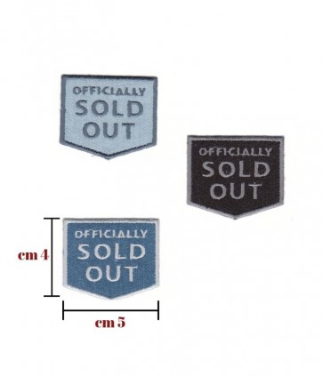 Applicazione termoadesivatessuto  confezione da 6 pezzi / 246/a