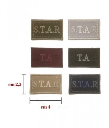 Applicazione termoadesivatessuto confezione da 6 pezzi / 335