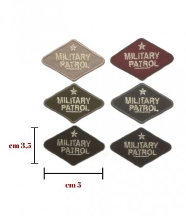 Applicazione termoadesivatessuto confezione da 6 pezzi / 646/a