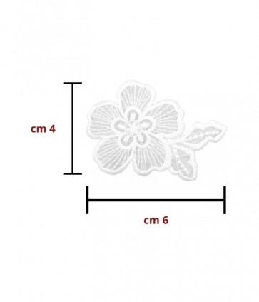 Applicazione termoadesivatessuto e chiffon confezione da 3 pezzi / 5346