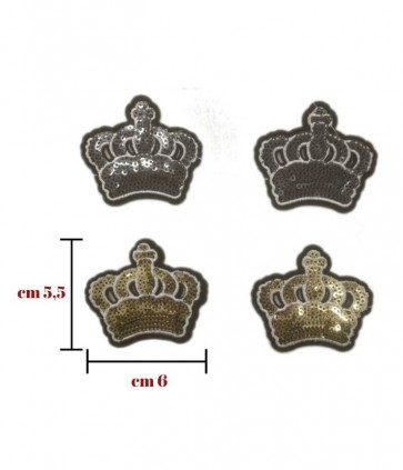 Applicazione termoadesivatessuto e paillettes confezione da 4 pezzi / m058