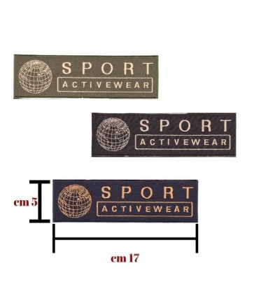 Applicazione termoadesivetessuto colori assortiti confezione da 3 pezzi / 694