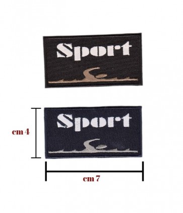 Applicazione termoadesivetessuto colori assortiti confezione da 6 pezzi / 793