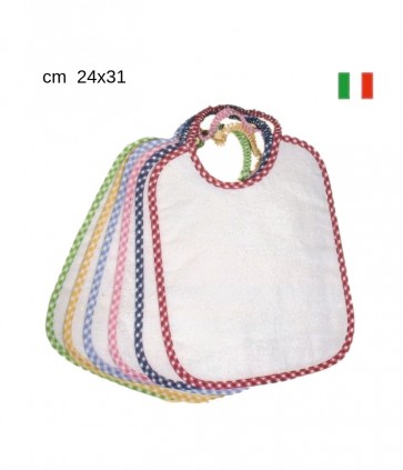 Bavette con elastico in spugna confezione da 6 pezzi / bv20067