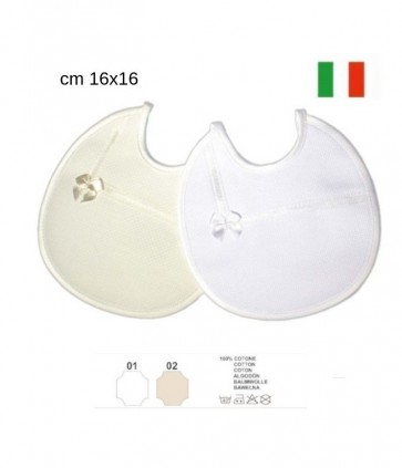 Bavette in tela aida cm 16x16 confezione da 3 pezzi / bv00642