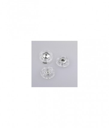 Bottone automatico plastica diametro mm 22 scatola da 10 pz / ff507/22/10