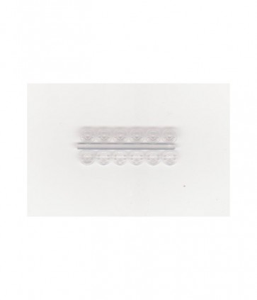 Bottone automatico plastica diametro mm 7 stecca da 6 coppie