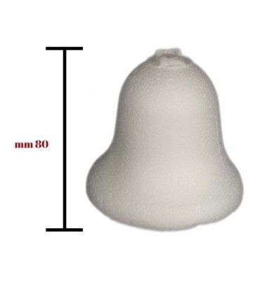 Campana polistirolo 80 mm busta da 20 pezzi / 9037