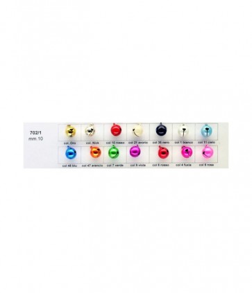 Campanello rotondo mm 10 confezione da 100 pezzi / 702/1