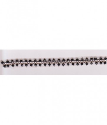 Catena metallo con stras e pietre h cm 1 / 719