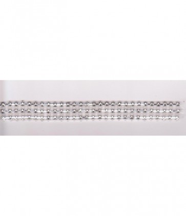 Catena metallo con stras e pietre h cm 1-5 / 716