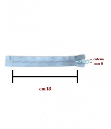 Chiusura carrarmato 18 cm  catena 6 fissa / 1184/5/18