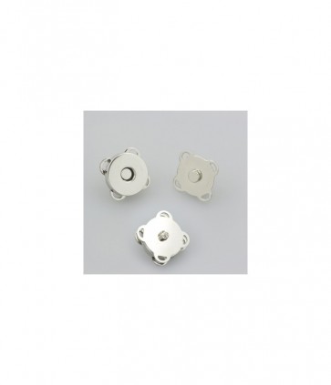 Chiusura magnetica in ottone scatola da 12 pezzi 15 x 15 mm / ff439