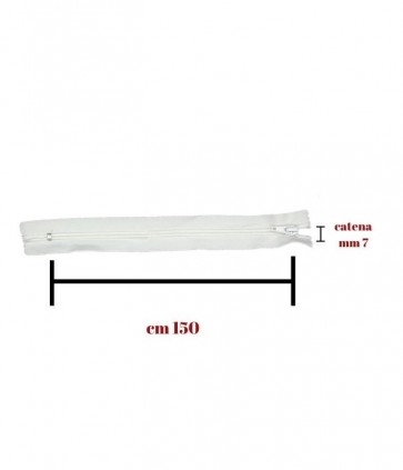 Chiusura materasso 150 cm catena 6 fissa spirale