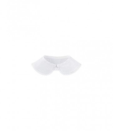 Colletti scuola femminuccia bianco 65% poliestere 35% cotone