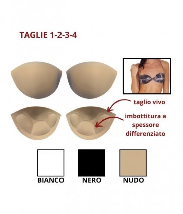 Coppa forma ovale anatomica imbottita spessore differenziato  taglio vivo / 800 ok