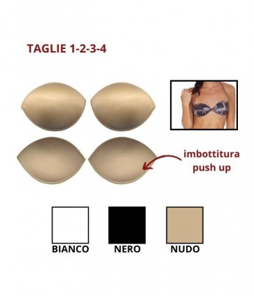 Coppa forma ovale anatomica imbottita tg 1-4 / c002 ok