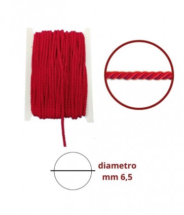 Cordone 3 capi diametro mm 6-5 pezza da 20 mt / 520/5