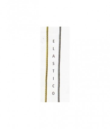 Cordone elastico lurex confezione  da 100 mt / 5240