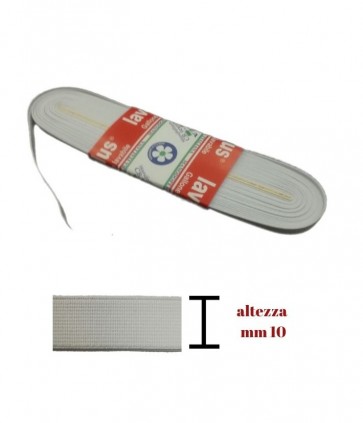 Elastico gallone mm 10 pezza da 10 mt lavaplus / 9140/10