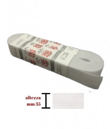 Elastico gallone mm 35 pezza da 10 mt/ 822/35