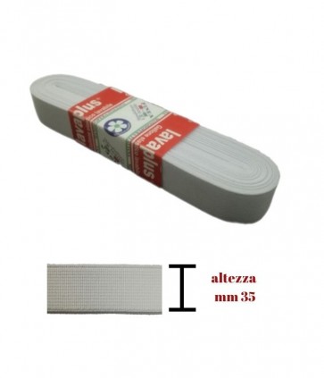 Elastico gallone mm 35 pezza da 10 mt lavaplus / 9140/35