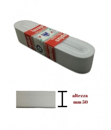 Elastico gallone mm 50 pezza da 10 mt lavaplus / 9140/50